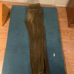 35 waist 32 length brown corduroys